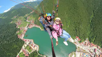 Uzungöl’de yamaç paraşütü sezonu heyecanı başladı