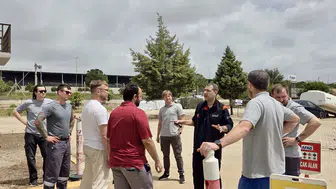 Akkuyu çalışanları zorlu afet eğitimini başarıyla bitirdi