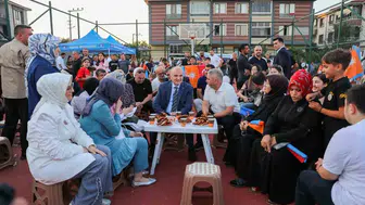 Düzce Belediye Başkanı Faruk Özlü mahalleliyle buluştu