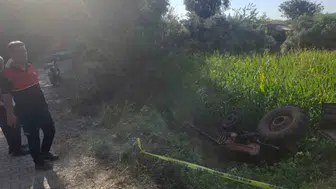 Osmaniye'de traktör kazası iki genci hastanelik etti