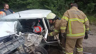 Karabük yolunda feci kaza 3 kişi yaralandı
