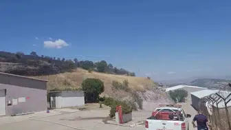 Balıkesir alevlerin arasından dönen büyük tehlikeyi ucuz atlattı