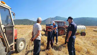 Hasat mevsiminde yangın riski için jandarmadan kritik uyarılar