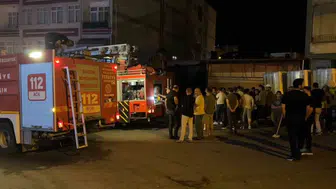 Samsun’da boya deposunda korkutan yangın