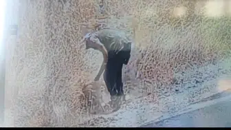 Ankara'da otları ateşe veren şüpheli kamerada