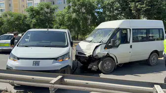 Samsun'da zincirleme kaza Hamile kadın ve iki kişi hastanelik oldu