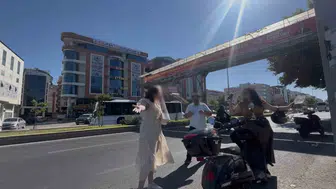 Çorlu trafiğinde kaza sonrası hararetli tartışma