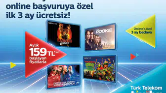 Türk Telekomdan internet üzerinden başvuranlara 3 ay bedava kampanya