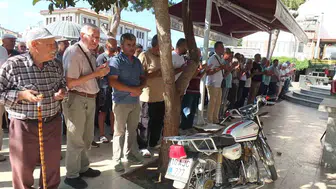 Burhaniye emekli astsubayını son yolculuğuna uğurladı