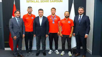 Samsunlu kanocu Resul Aydın Avrupa’dan gümüş madalyayla döndü