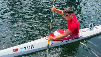 Köyceğizli kanocu Rahmi Kaan Karahan dünya finalinde