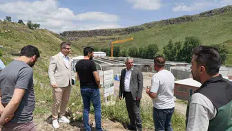 Kars’ta dev yatırımlar hız kazandı Baraj ve arıtma tesisi incelendi