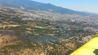 Bornova ormanlarında korkutan yangın söndürüldü