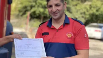 Görev başında şehit olan itfaiyeci Ömer Kaplan toprağa verildi