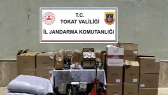 Tokat’ta kaçak tütün baskını 4 kişi yakalandı