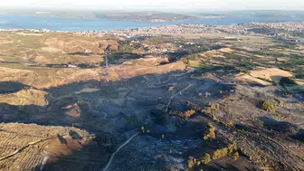 Çanakkale yangını sonrası bölgede yasak kararı