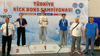 Samsunlu Göknur ringde rakiplerini devirdi ve zirveye yerleşti