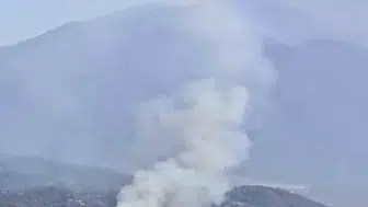 Denizli Honaz’da arazi yangını korkuttu