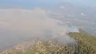 Kaş ormanlarındaki alevlerin şiddeti kontrol altına alındı