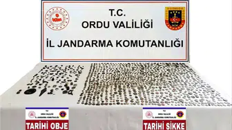 Ordu merkezli operasyonda binden fazla tarihi sikke yakalandı