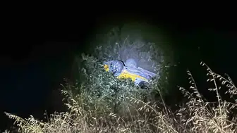 Düzce’de ticari taksi 50 metrelik şarampole yuvarlandı