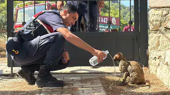 Antalya yangınlarla mücadele ediyor Kumluca yolunda alevler yükseliyor