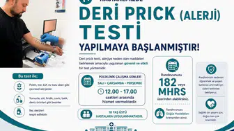 Boyabat Hastanesi alerji testi dönemini başlattı