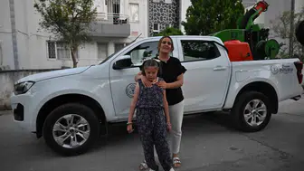 Küçük Nuran’ın ilaçlama aracı hayali belediye ekibiyle gerçek oldu
