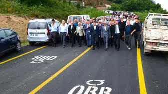 Ordu’da 5 kilometrelik grup yolu konforlu ulaşıma kavuştu