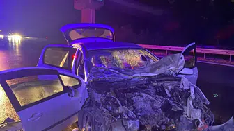 Aydın Germencik'te gece yarısı feci kaza