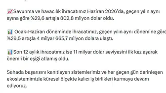 Türk savunma sanayii ihracatta 11 milyar dolar barajını aştı