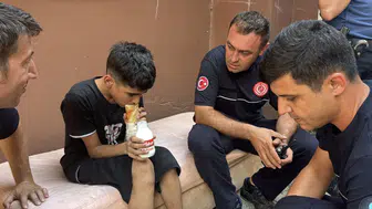 Antalya'da küçük çocuğun sebep olduğu yangın yürekleri ısıttı