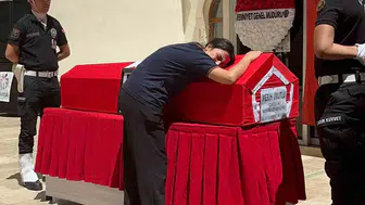 İzmir Bayındır genç bekçisini son yolculuğuna uğurladı