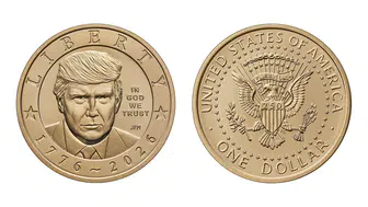 ABD 250'nci yılı kutlamak için Trump portreli altın para basıyor
