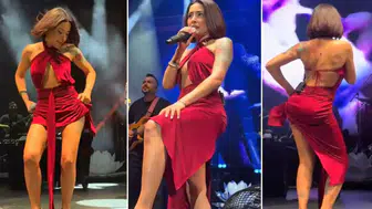 Melek Mosso'nun sahne dansı Seren Serengil'i kızdırdı