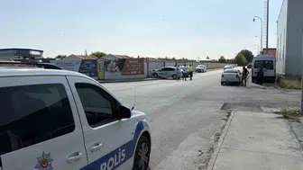 Eskişehir’de kavşak kazası bir kişiyi hastanelik etti