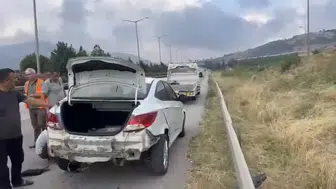 Osmaniye yolunda kaza sürücüyü hastanelik etti