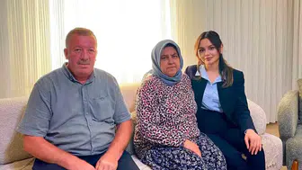 Kıbrıscık Kaymakamı şehit ailesine ev ziyareti yaptı