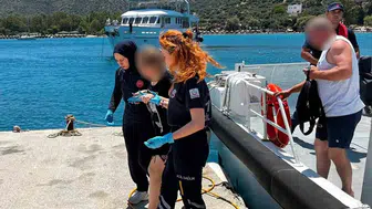 Datça açıklarında gezi teknesinde acil sağlık alarmı