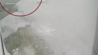 Hatay'da motosiklet ve bisikletin karıştığı kaza kameraya yansıdı