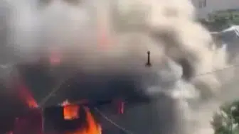 Kahramanmaraş'ta bir evde yangın paniği yaşandı