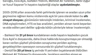 Yıllardır çözülemeyen 6 cinayet dosyası teknolojiyle kapandı