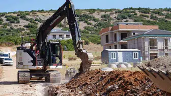 Yatağan’da yeni yerleşim bölgesinin altyapı sorunu bitiyor