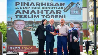 Pınarhisar yeni konutlarına kavuştu