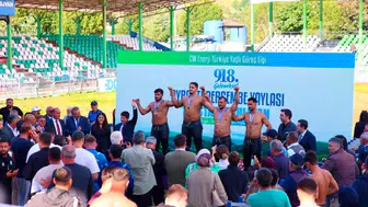 Aybastı er meydanında Erkan Taş zirveye yerleşti