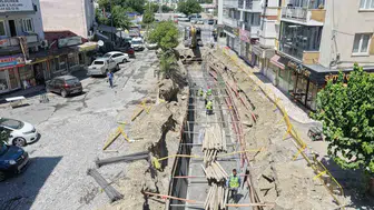 Söke Yenidoğan’da altyapı seferberliği sürüyor