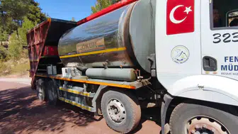 Çameli yollarında asfalt mesaisi başladı