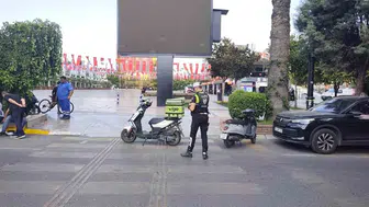 Efeler’de motosiklet kazası İki sürücü yaralandı
