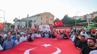 Arnavutköy 15 Temmuz anmaları için meydanlara indi
