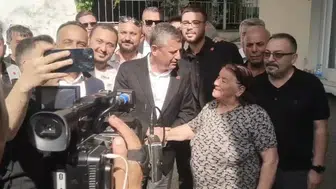 Özgür Özel taziye için Çorum'a gitti